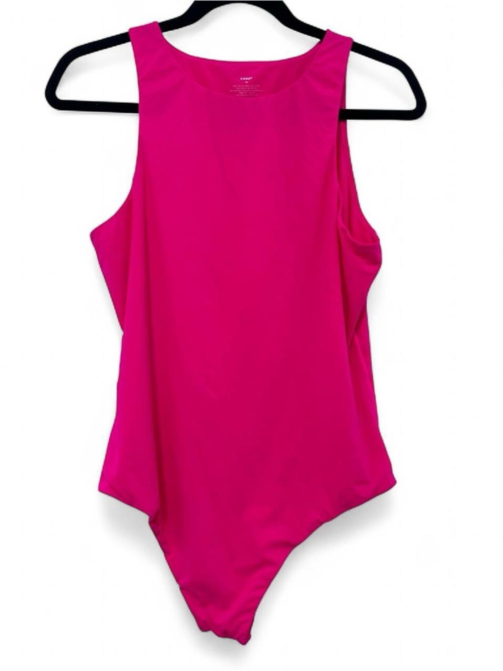 Eshef Hot Pink Sleeveless Bodysuit - 2XL
